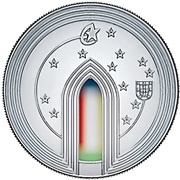 5 Euros The Gothic; Silver, Portugal, 2020 reverse image