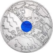 5 Euros The Climate , Silver, Portugal, 2022 reverse image