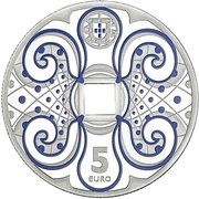 5 Euros The Art of Porcelain; Silver obverse image