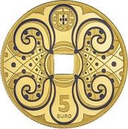 5 Euros The Art of Porcelain; Gold obverse image