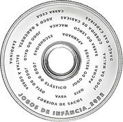 5 Euros Hoop and Hook; Silver, Portugal, 2022 reverse image