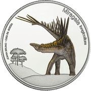 5 Euros Miragaia longicollum; Silver, Portugal, 2023 reverse image