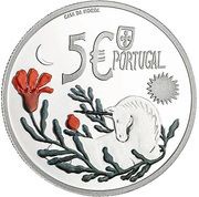 5 Euros The Unicorn; silver obverse image