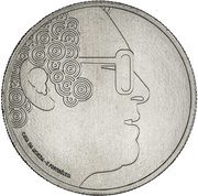 5 Euros José Afonso, copper-nickel, Portugal, 2023 reverse image