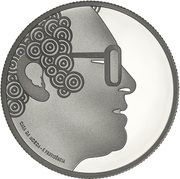 5 Euros José Afonso; Silver, Portugal, 2023 reverse image