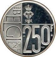 250 Francs Queen Paola obverse image
