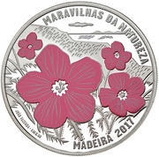 7½ Euros Natural beauties - Madeira; Proof issue, Portugal, 2017 reverse image