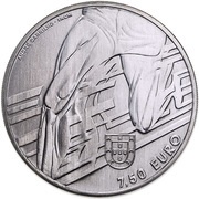 7½ Euros Sport Heroes - Carlos Lopes, Portugal, 2017 reverse image