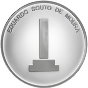 7½ Euros Souto Moura; Proof issue, Portugal, 2018 reverse image