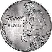 7½ Euro Sport Heroes - Joaquim Agostinho, Portugal, 2019 reverse image