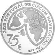 7½ Euros The passage of the strait; Proof issue obverse image