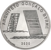 7½ Euros Gonçalo Byrne, Portugal, 2020 reverse image