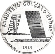 7½ Euros Gonçalo Byrne; Silver, Portugal, 2020 reverse image