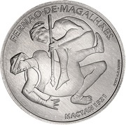 7½ Euros Mactan 1521, Portugal, 2021 reverse image