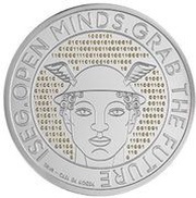 7½ Euros ISEG; Proof issue - silver 1000g, Portugal, 2022 reverse image
