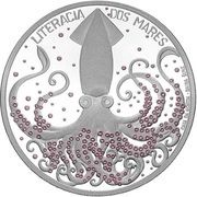 7½ Euros Vasco da Gama Aquarium - silver, Portugal, 2023 reverse image