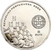 8 Euros Values of Football - Celebration obverse image