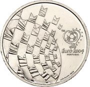 8 Euros Values of Football - Celebration, Portugal, 2003 reverse image