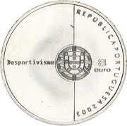 8 Euros Values of Football - Fair Play obverse image