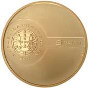 8 Euros Football - The Shot; Gold obverse image