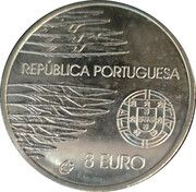 8 Euros End of World War II obverse image