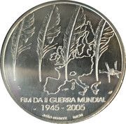 8 Euros End of World War II, Portugal, 2005 reverse image