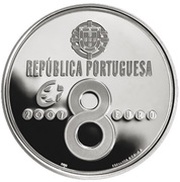 8 Euros Passarola; .925 Silver obverse image
