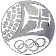10 Euros Olympic Games; proof issue, Portugal, 2004 reverse image