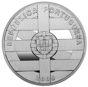 10 Euros European Union Membership of Portugal and Spain; proof issue obverse image