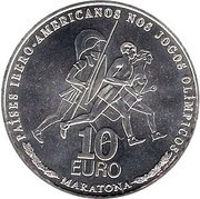 10 Euros Ibero-America - Olympic Games, Portugal, 2007 reverse image