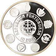 10 Euros Escudo; Proof issue obverse image