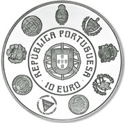 10 Euros Ibero-America; Silver obverse image