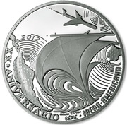 10 Euros Ibero-America; Silver, Portugal, 2012 reverse image