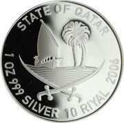 10 Riyals 2006 Asian Games, Karate obverse image