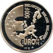 500 Francs Belgian European Union Presidency obverse image