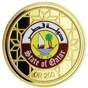 200 Riyals 1st Qatari oil shipment obverse image