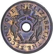 1 Penny - Elizabeth II obverse image