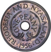 1 Penny - Elizabeth II reverse image