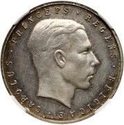 1000 Francs Pattern, Belgium, 1949 obverse image