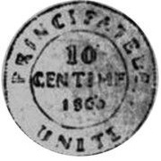 10 Centime Pattern reverse image
