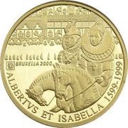 5000 Francs Brussels / Albert and Isabella, Belgium, 1999 reverse image