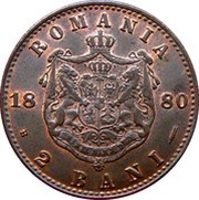 2 Bani - Carol I reverse image