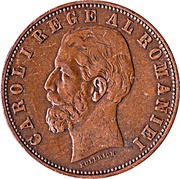 5 Bani - Carol I obverse image
