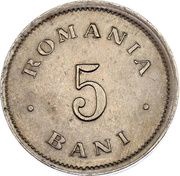 5 Bani - Carol I reverse image
