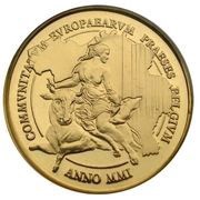5000 Francs Belgian European Union Presidency, Belgium, 2001 reverse image