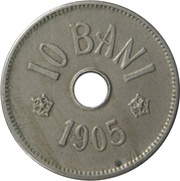 10 Bani - Carol I reverse image
