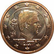 1 Euro Cent - Philippe obverse image