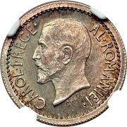 50 Bani - Carol I Essai obverse image