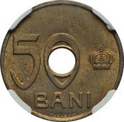 50 Bani - Ferdinand I Pattern Strike reverse image