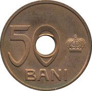 50 Bani - Ferdinand I Pattern Strike reverse image